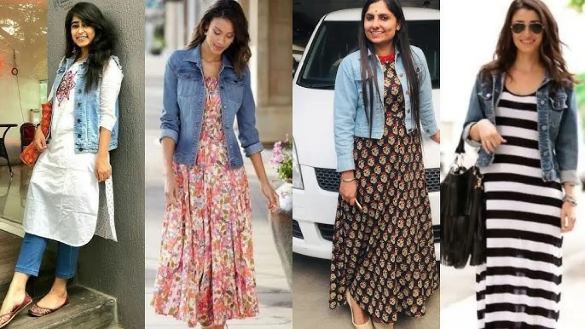 Denim Jacket with Kurti कैसे स्टाइल करें दिखें ट्रेडिशनल और ट्रेंडी का परफेक्ट कॉम्बिनेशन