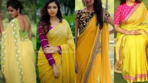 Yellow Saree Designs: हल्दी फंक्शन के लिए परफेक्ट येलो साड़ी, जो सबका दिल जीतेगी!