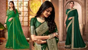 Green Sarees के साथ मेहंदी में चुराएं सबका दिल – जानिए इन ट्रेंडी डिज़ाइनों को!