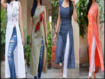 Stay Stylish and Comfortable at Mahakumbh with These Slit Cut Kurtis