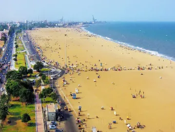 Marina Beach: मरीना बीच भारत का सबसे लंबा समुद्री तट 